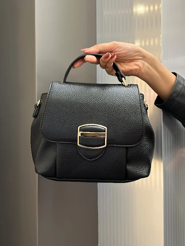 New Arrivals Women Black Solid Shoulder Bag The Best Handbag Sale Of The Season