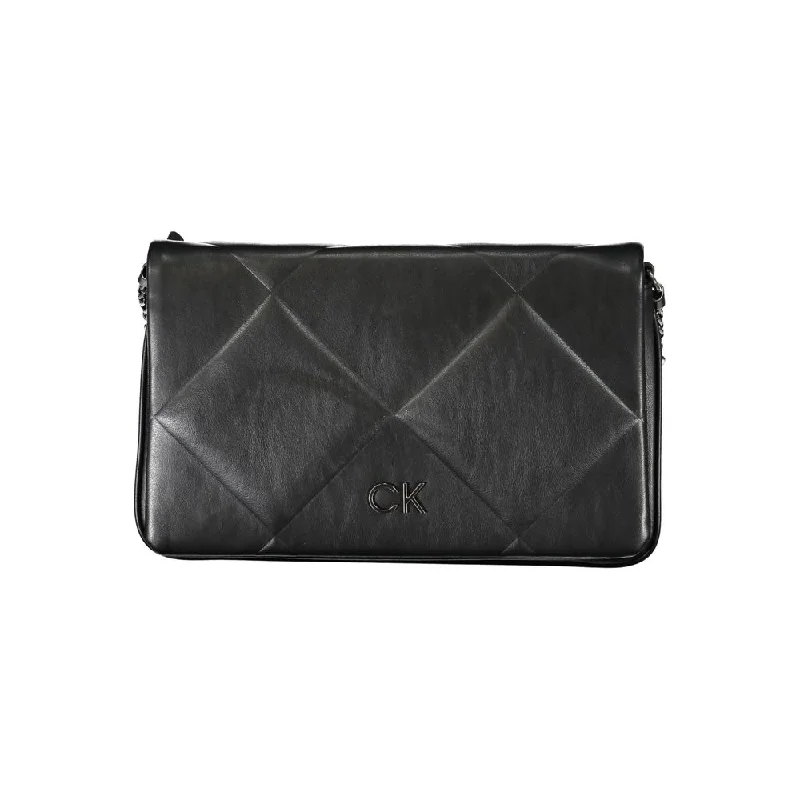 Calvin Klein Black Polyester Handbag