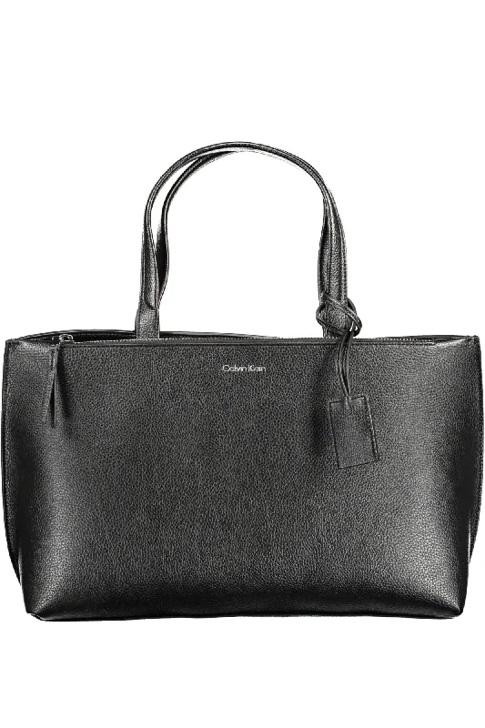 Calvin Klein Black Polyester Women Handbag Statement Handbags At Unbeatable Discounts Calvin Klein Black Polyester Women Handbag Statement Handbags At Unbeatable Discounts
