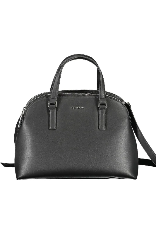 Calvin Klein Black Polyester Women Handbag