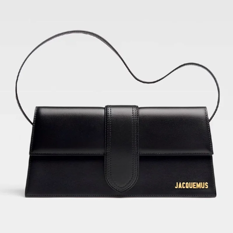 Jacquemus Black Leather Handbag The Best Handbag Offers Are Here