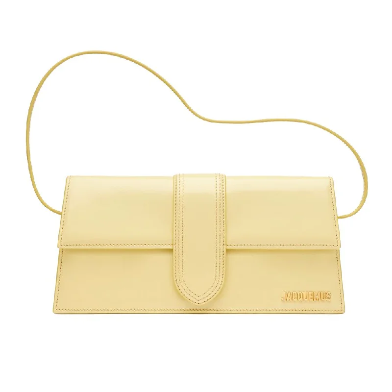 Jacquemus Yellow Leather Handbag Fashion Bags, Huge Savings