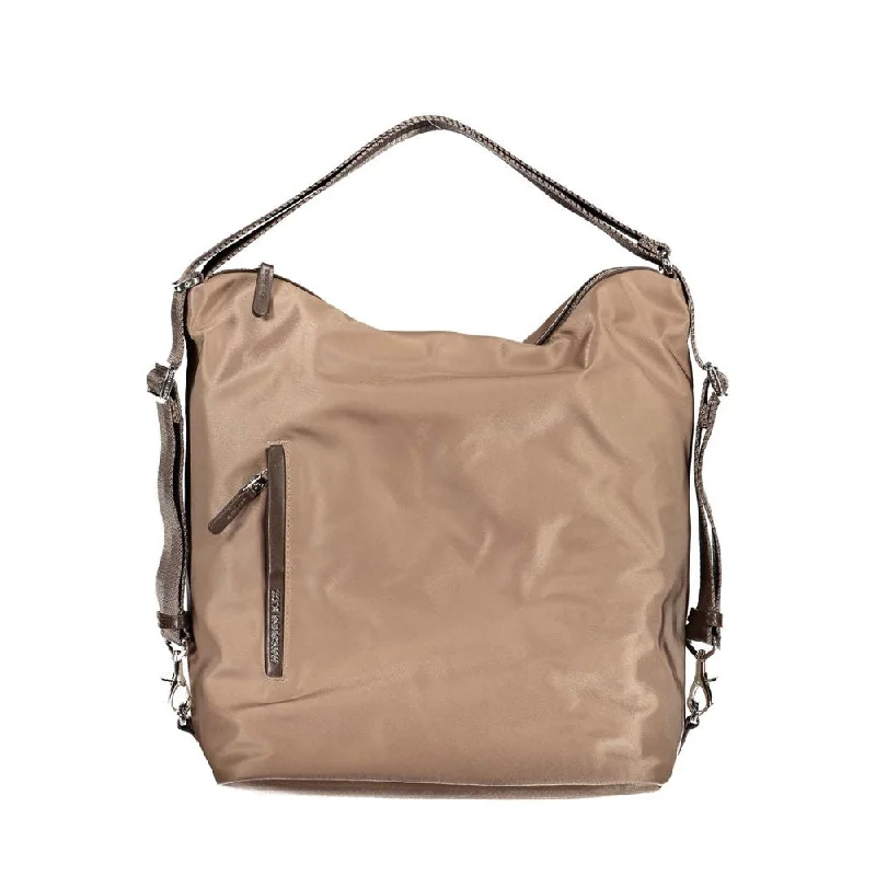 Mandarina Duck Brown Nylon Handbag