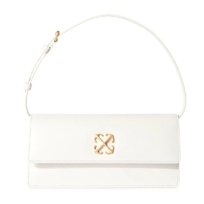 Off-White White Leather Handbag Trendy Handbags At Limited-Time Discounts