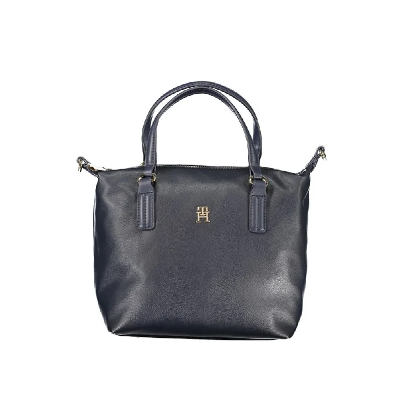 Tommy Hilfiger Blue Polyester Handbag