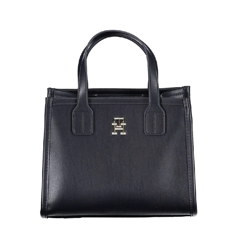 Tommy Hilfiger Blue Polyethylene Handbag Luxury Totes, Affordable Prices
