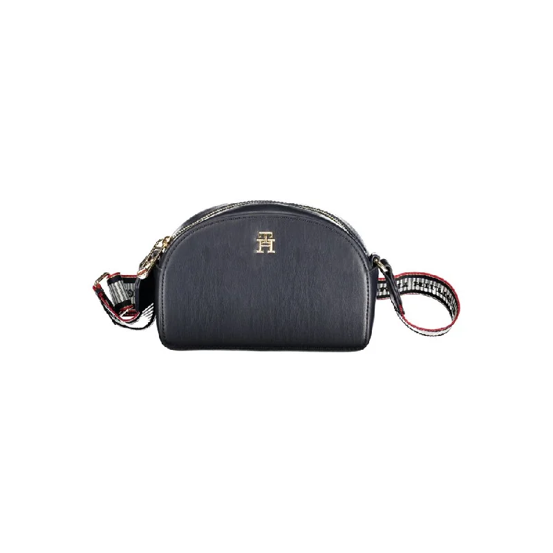 Tommy Hilfiger Blue Polyethylene Handbag Trendy Backpacks With Big Discounts