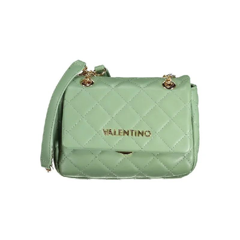 Valentino Bags Green Polyethylene Handbag Trendy Purses With Limited-Time Offers