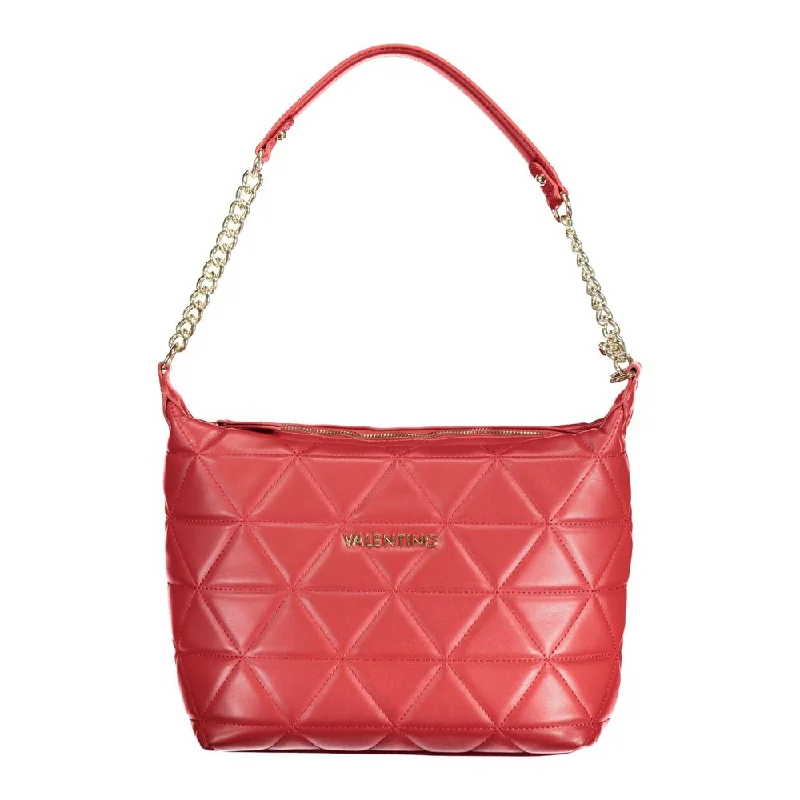 Valentino Bags Red Polyethylene Handbag Trendy Purses At Unbeatable Discounts