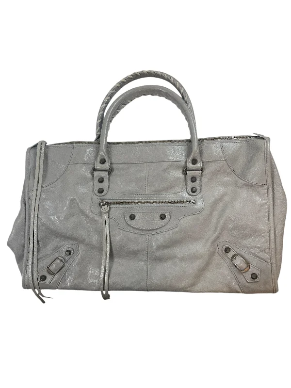 BALENCIAGA/Tote Bag/Leather/GRY/CITY LARGE HAND BAG The Ultimate Sale On Must-Have Handbags BALENCIAGA/Tote Bag/Leather/GRY/CITY LARGE HAND BAG The Ultimate Sale On Must-Have Handbags