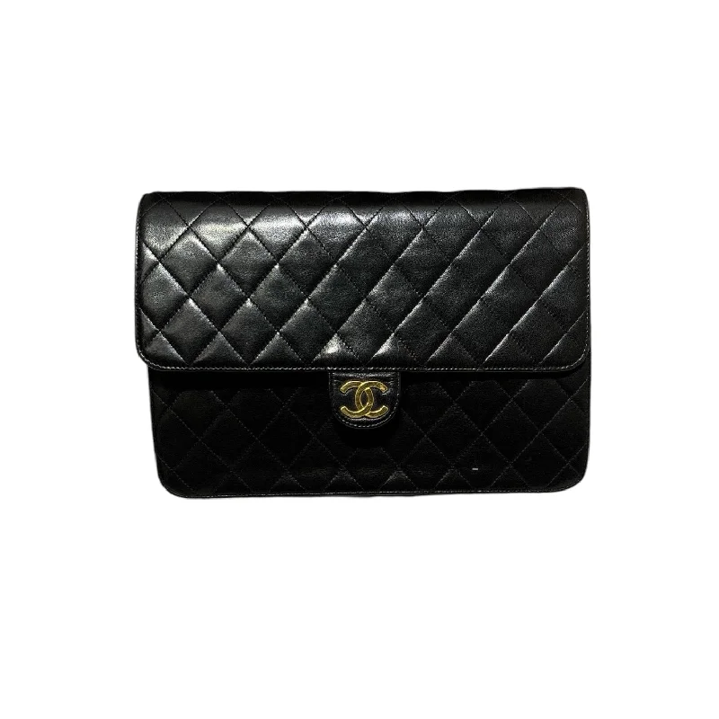CHANEL/Tote Bag/Lambskin/BLK/PUSHLOCK MEDIUM HALF FLAP BAG Iconic Handbags At Budget-Friendly Prices CHANEL/Tote Bag/Lambskin/BLK/PUSHLOCK MEDIUM HALF FLAP BAG Iconic Handbags At Budget-Friendly Prices