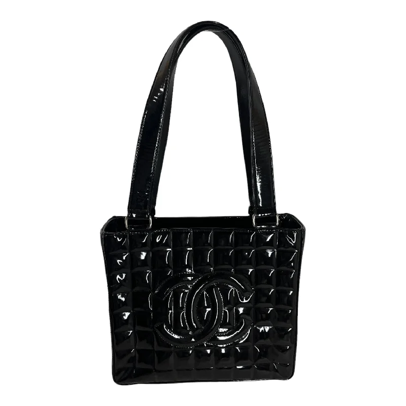 CHANEL/Hand Bag/Leather/BLK/CHOCOLATE BAR QUILTED TOTE Fashionable Crossbody Bags At Special Offers CHANEL/Hand Bag/Leather/BLK/CHOCOLATE BAR QUILTED TOTE Fashionable Crossbody Bags At Special Offers