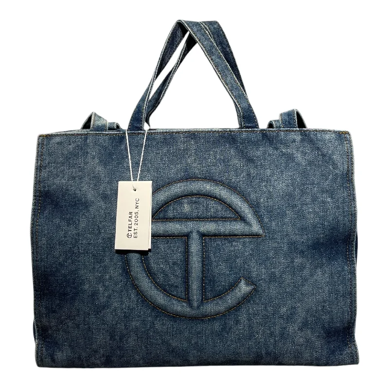 Telfar/Tote Bag/Denim/BLU/ The Best Handbag Sale Of The Season