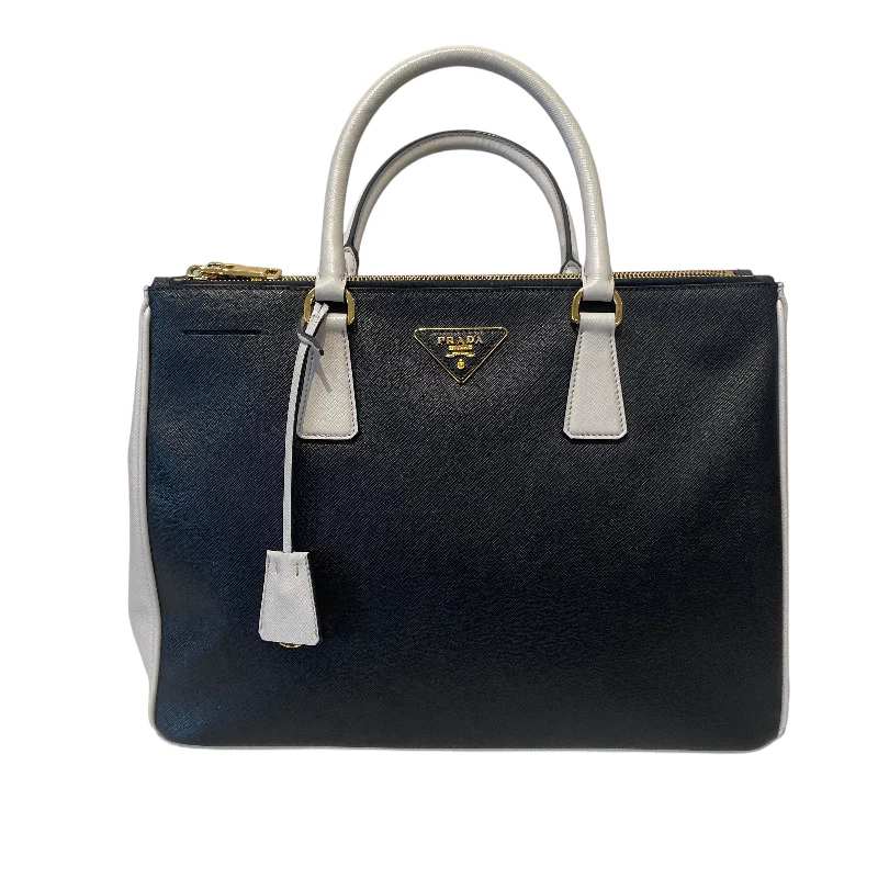 PRADA/Tote Bag/Leather/NVY/Bicolor Saffiano Lux Fashion Bags, Huge Savings