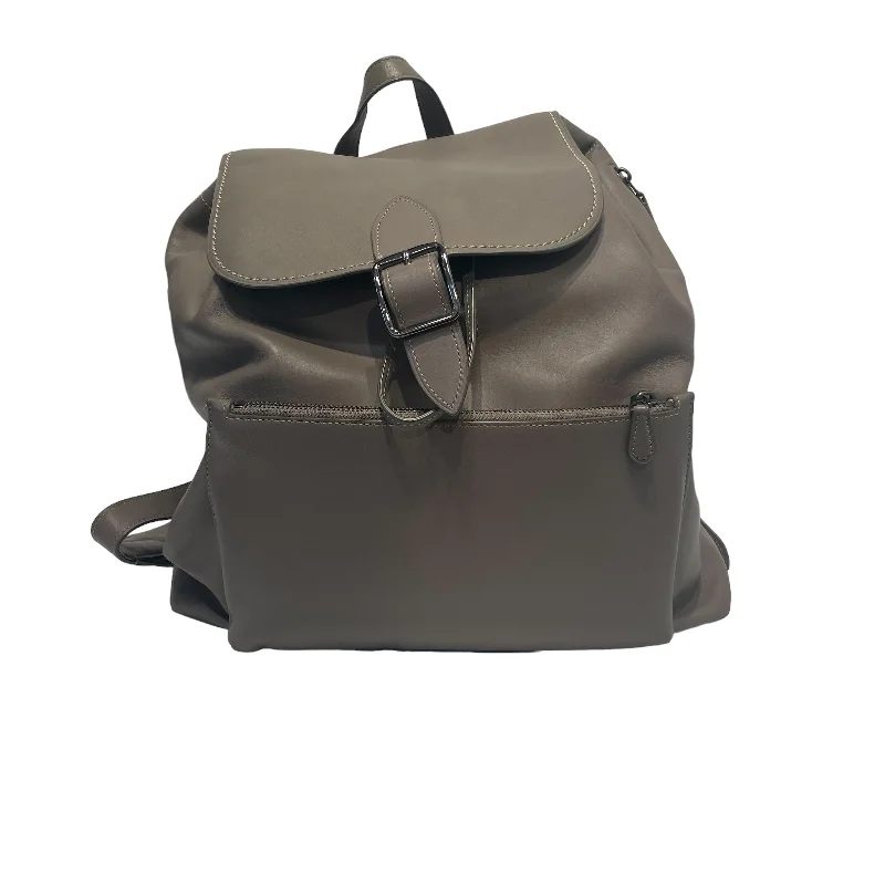COACH/Backpack/OS/Leather/GRY/Front zip backpack Flash Sale On Designer Bags