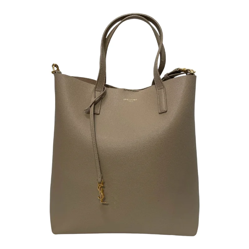 SAINT LAURENT/Tote Bag/Leather/CRM/SHOPPING Your Perfect Bag At The Perfect Price