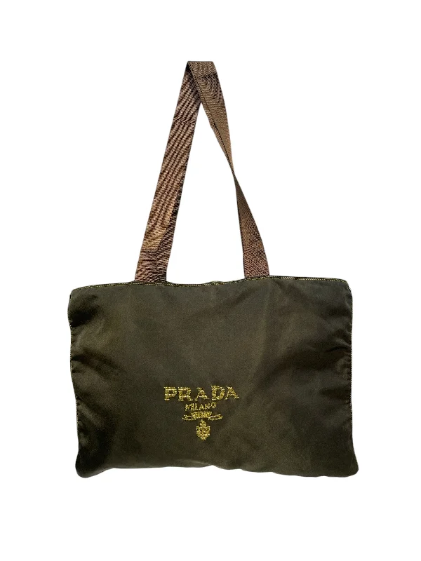 PRADA/Tote Bag/Nylon/GRN/TOTE BAG Grab Stylish Bags Before They're Gone