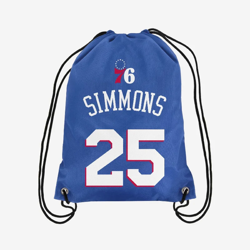 Ben Simmons Philadelphia 76ers Player Drawstring Backpack