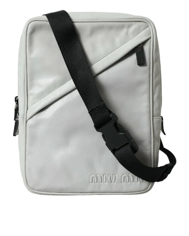 Miu Miu Elegant Leather Crossbody Bag in Classic Timeless Handbags Now At Special Discounts Miu Miu Elegant Leather Crossbody Bag in Classic Timeless Handbags Now At Special Discounts