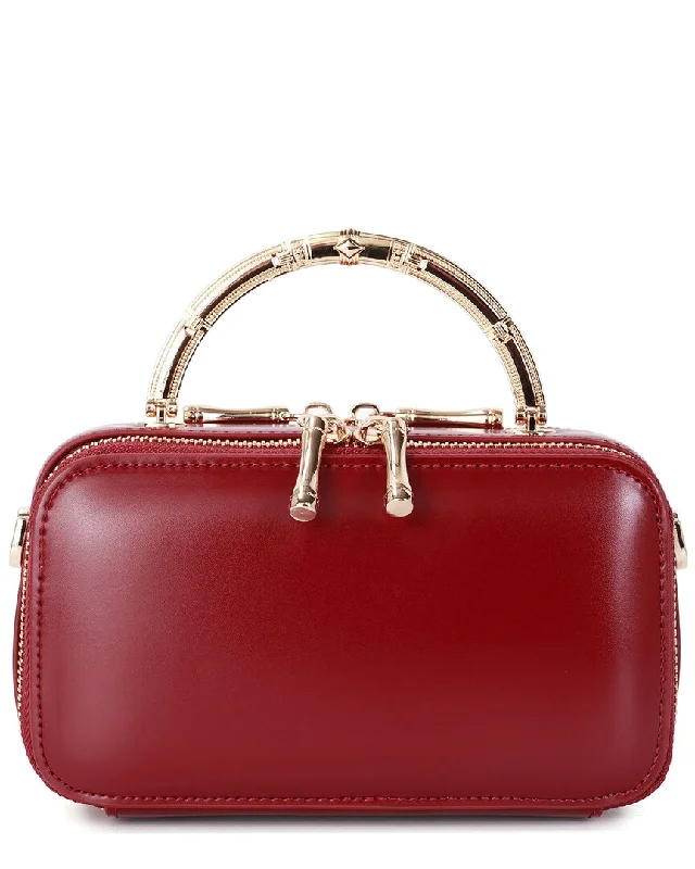 Tiffany & Fred Paris High Gloss Leather Top-Handle Crossbody Flash Sale On Handbags Tiffany & Fred Paris High Gloss Leather Top-Handle Crossbody Flash Sale On Handbags