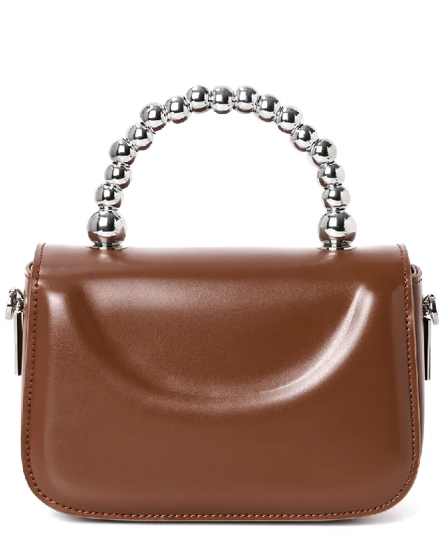 Tiffany & Fred Paris Top Handle Leather Crossbody Trendy Bags, Huge Savings