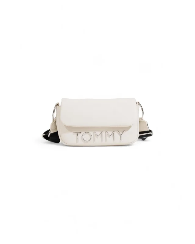 Tommy Hilfiger Small Flap Crossbody Bag for Women Cream Timeless Handbags At Reduced Prices Tommy Hilfiger Small Flap Crossbody Bag for Women Cream Timeless Handbags At Reduced Prices