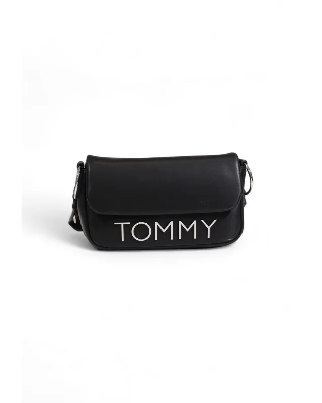Tommy Hilfiger Womens Faux Leather Crossbody Bag Black Affordable Elegance With High-Quality Bags Tommy Hilfiger Womens Faux Leather Crossbody Bag Black Affordable Elegance With High-Quality Bags