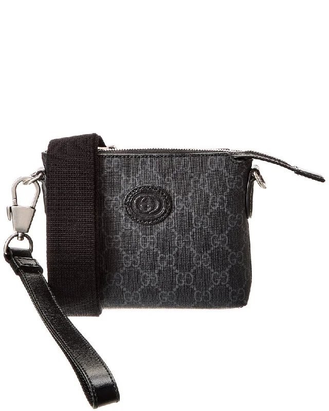Gucci Interlocking G Gg Supreme Canvas & Leather Shoulder Bag Must-Have Bags, Big Discounts Gucci Interlocking G Gg Supreme Canvas & Leather Shoulder Bag Must-Have Bags, Big Discounts