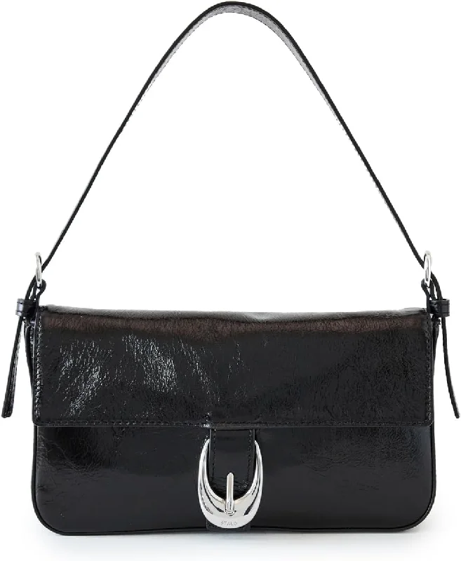 STAUD Women's Harlow Shoulder Bag, Black Stylish Bags, Unbeatable Prices