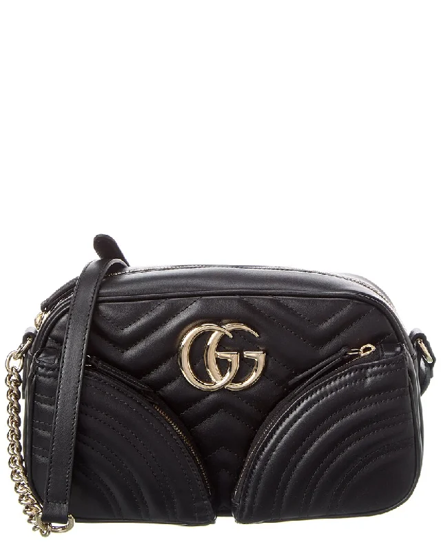 Gucci Gg Marmont Small Leather Crossbody