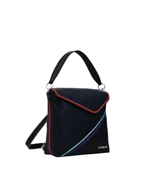Desigual  Envelope Shoulder Bag Black Handbag Deals You'll Love