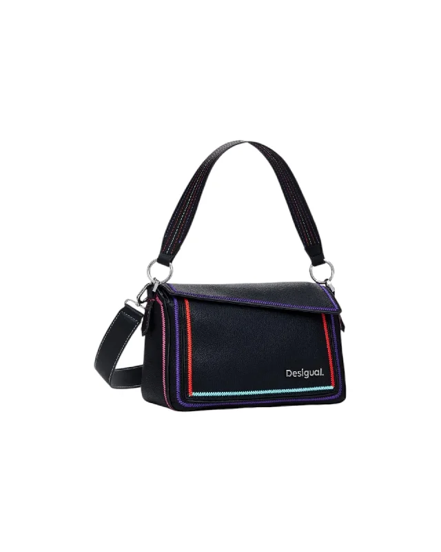 Desigual Anekke Striped Shoulder Bag for Women The Handbag Sale You've Been Waiting For Desigual Anekke Striped Shoulder Bag for Women The Handbag Sale You've Been Waiting For