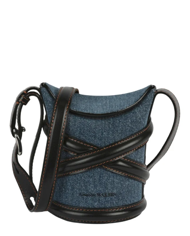 Alexander McQueen Womens The Curve Mini Shoulder Bag Stylish And Durable Handbags At Great Value Alexander McQueen Womens The Curve Mini Shoulder Bag Stylish And Durable Handbags At Great Value