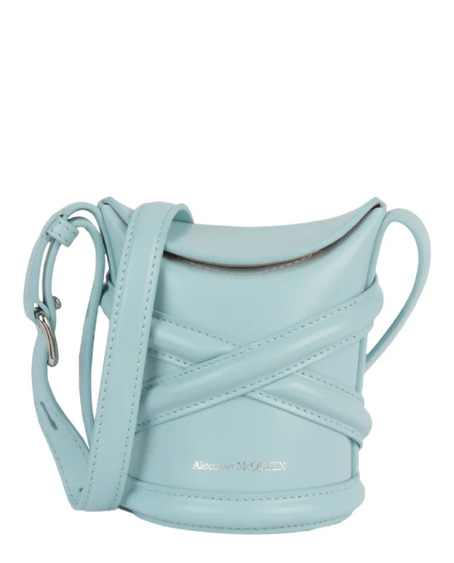 Alexander McQueen Womens The Curve Mini Shoulder Bag Elegant Totes At Limited-Time Prices Alexander McQueen Womens The Curve Mini Shoulder Bag Elegant Totes At Limited-Time Prices