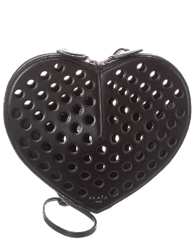 Alaia Le Coeur Leather Shoulder Bag Limited-Time Sale On Trendy Handbags – Don't Miss Out Alaia Le Coeur Leather Shoulder Bag Limited-Time Sale On Trendy Handbags – Don't Miss Out