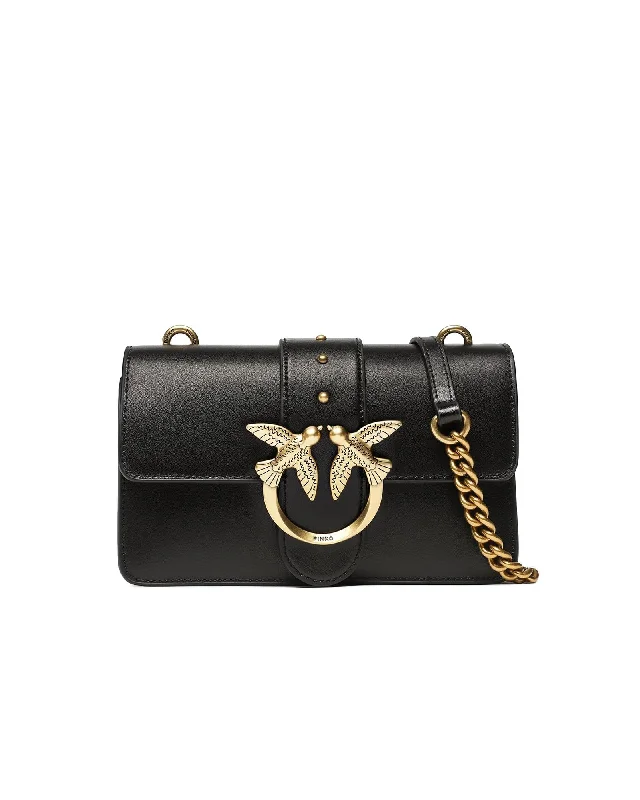 Pinko Love Bag Mini Shoulder Bag Black Leather Limited-Stock Bag Clearance – Hurry Pinko Love Bag Mini Shoulder Bag Black Leather Limited-Stock Bag Clearance – Hurry