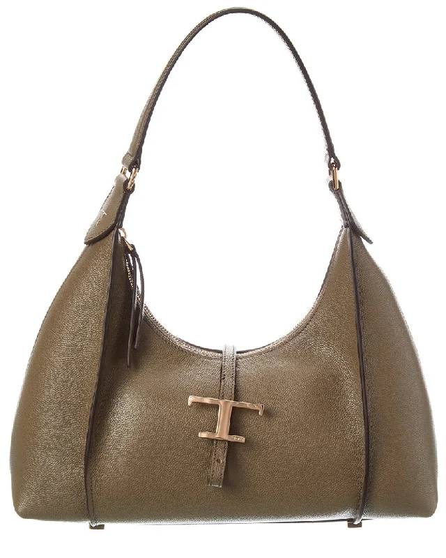Tod’S Amanda Small Leather Shoulder Bag Grab Your Favorite Handbags For Less