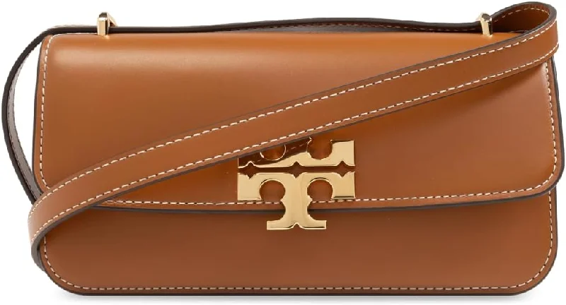 Tory Burch Women's Eleanor Small Convertible Leather Shoulder Bag, Whiskey High-End Bags, Low-End Prices Tory Burch Women's Eleanor Small Convertible Leather Shoulder Bag, Whiskey High-End Bags, Low-End Prices