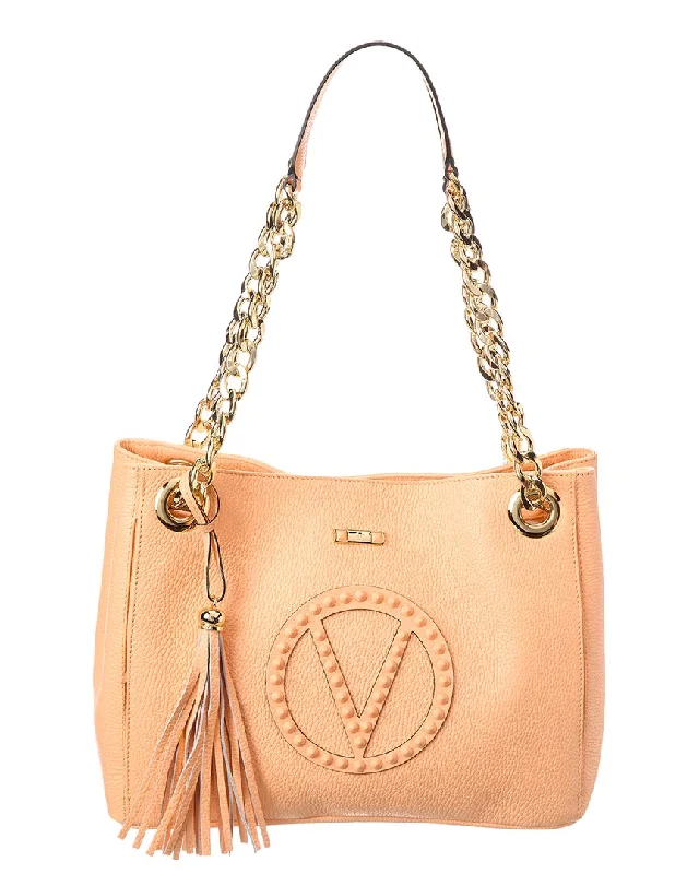 Valentino By Mario Valentino Luisa Rock Leather Shoulder Bag Classic Totes At Unbeatable Deals Valentino By Mario Valentino Luisa Rock Leather Shoulder Bag Classic Totes At Unbeatable Deals
