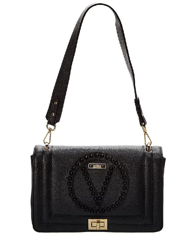 Valentino By Mario Valentino Alice Rock Leather Shoulder Bag Statement Bags With Exclusive Savings Valentino By Mario Valentino Alice Rock Leather Shoulder Bag Statement Bags With Exclusive Savings