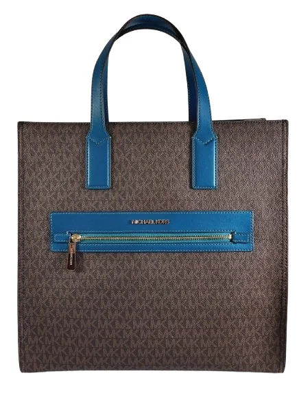Michael Kors Women's Kenly MK Signature Shoulder Tote Bag Statement Bags, Shop Today Michael Kors Women's Kenly MK Signature Shoulder Tote Bag Statement Bags, Shop Today