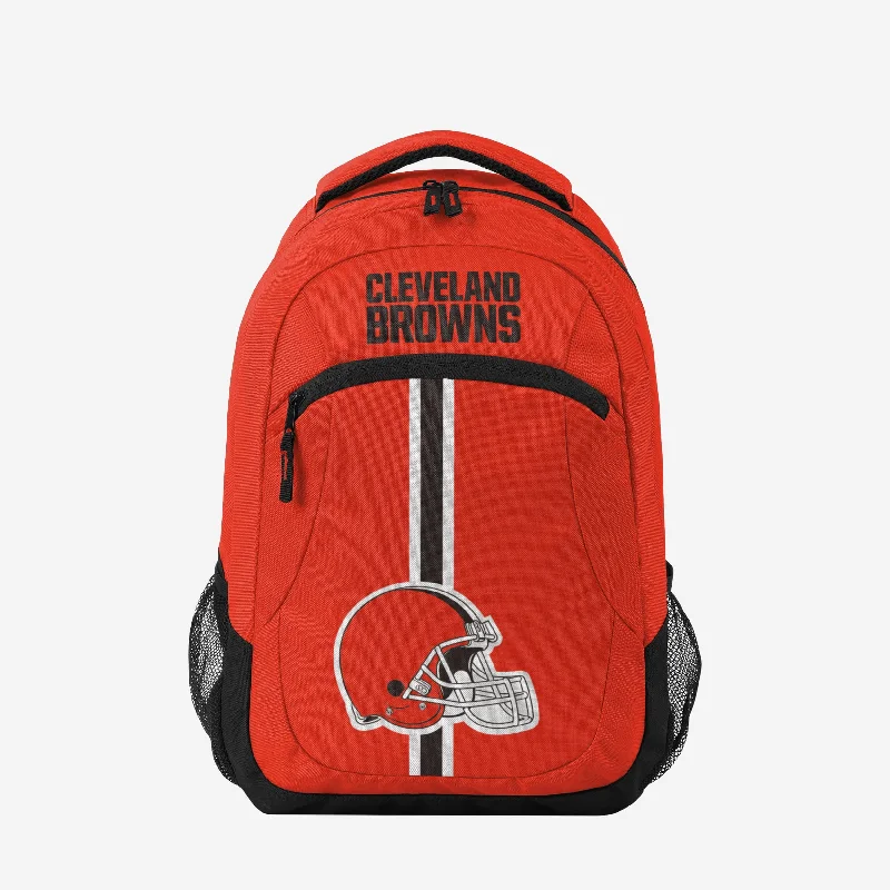 Cleveland Browns Orange Alternate Color Action Backpack Sleek Bags, Perfect Prices