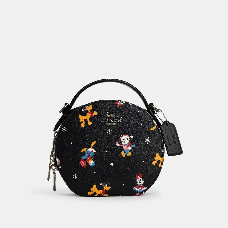 Coach Outlet Disney X Coach Canteen Crossbody With Holiday Print Luxury Totes, Affordable Prices Coach Outlet Disney X Coach Canteen Crossbody With Holiday Print Luxury Totes, Affordable Prices