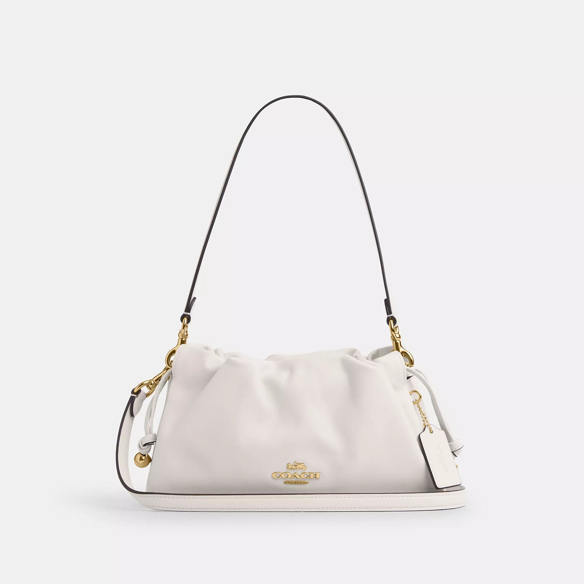 Coach Outlet Faye Shoulder Bag With Ruching Limited-Time Handbag Sale