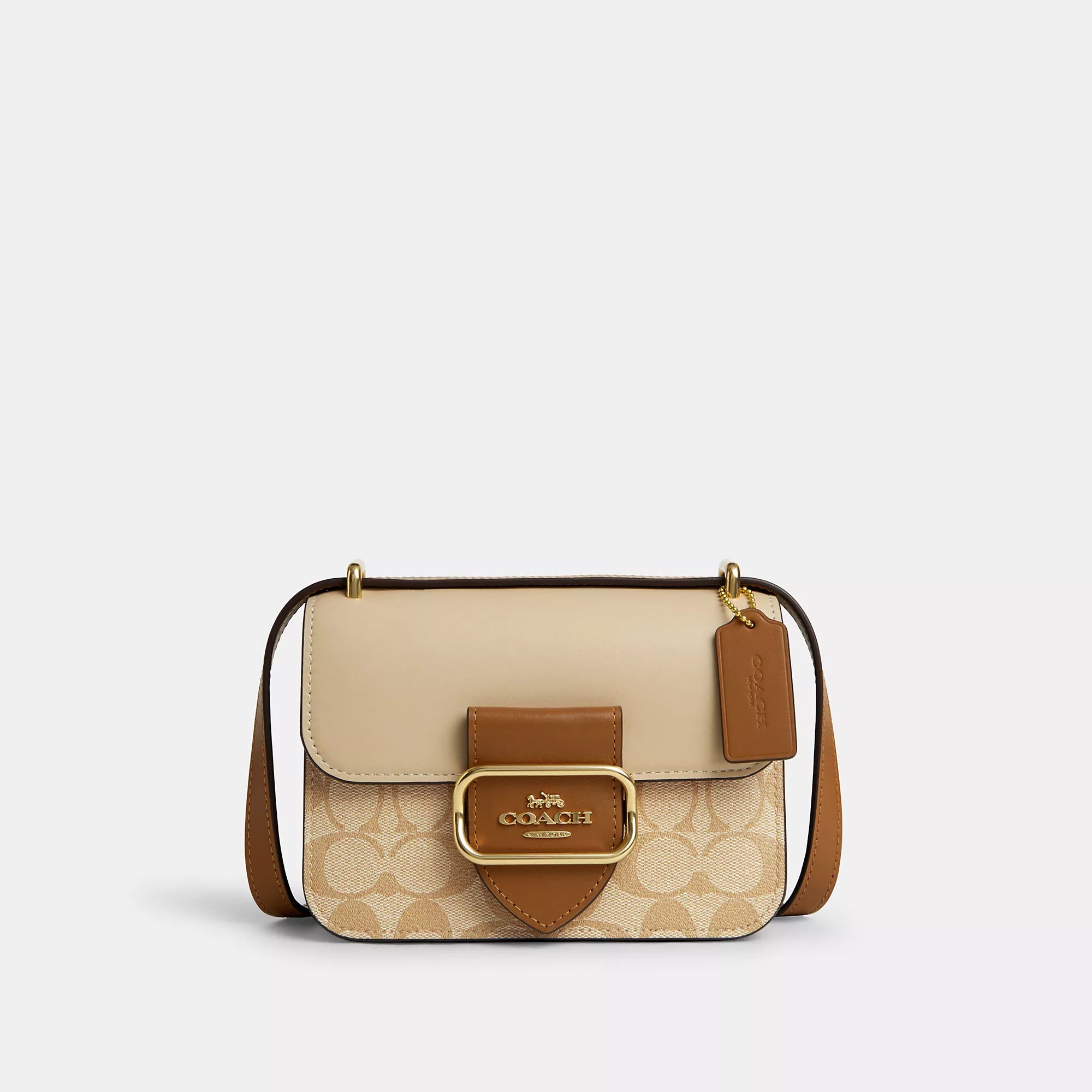 Coach Outlet Morgan Square Crossbody In Blocked Signature Canvas