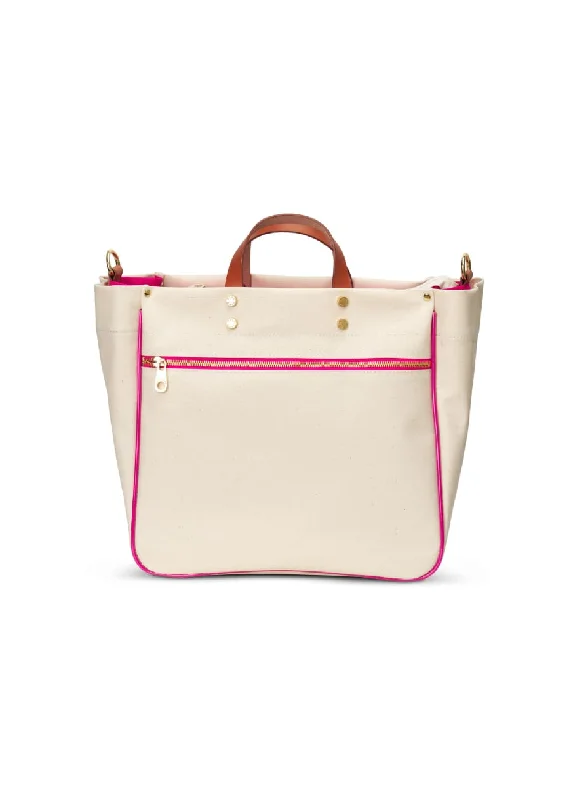 CODIE CANVAS TOTE - PINK