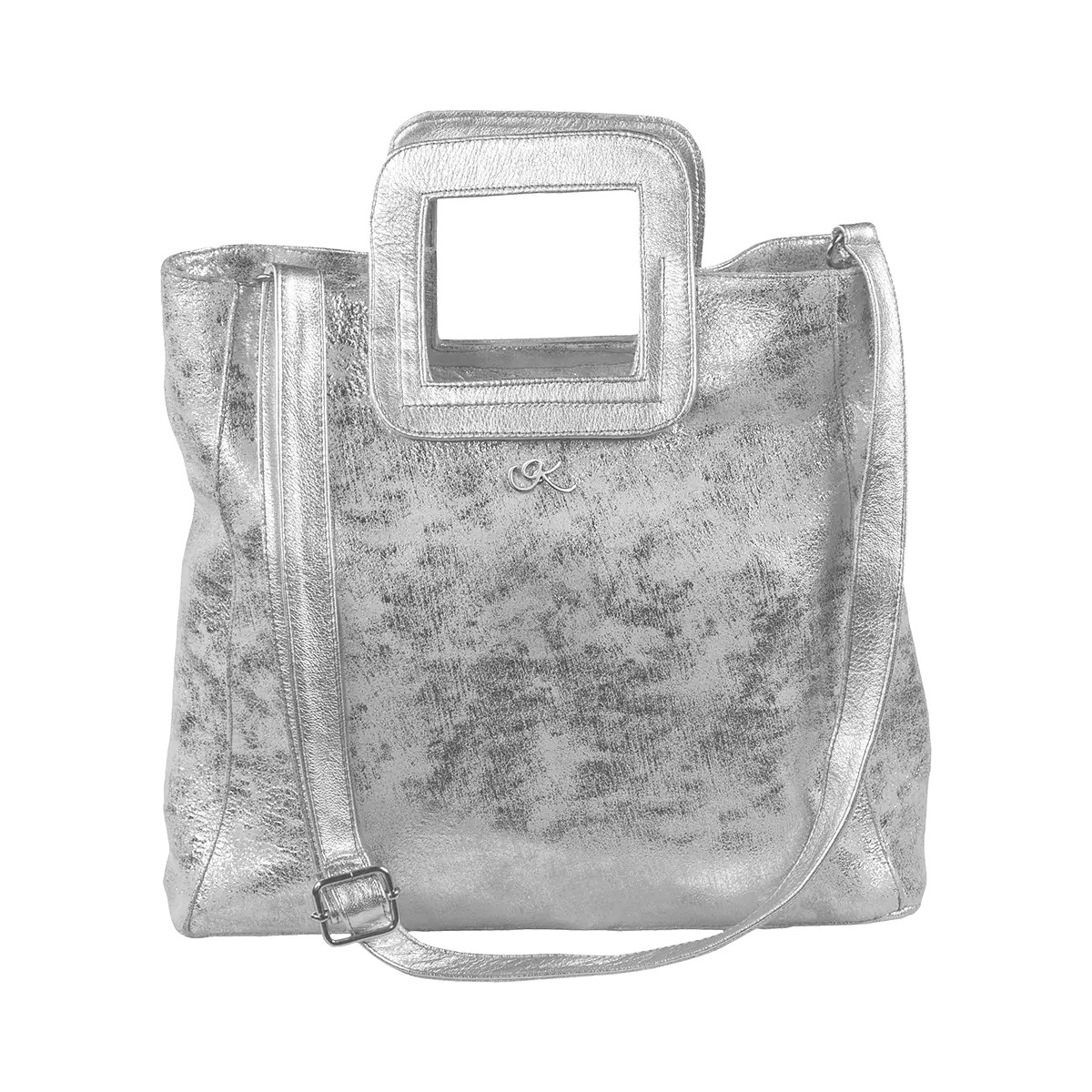Enigma Tote in Platinum Designer Bags At Low Prices