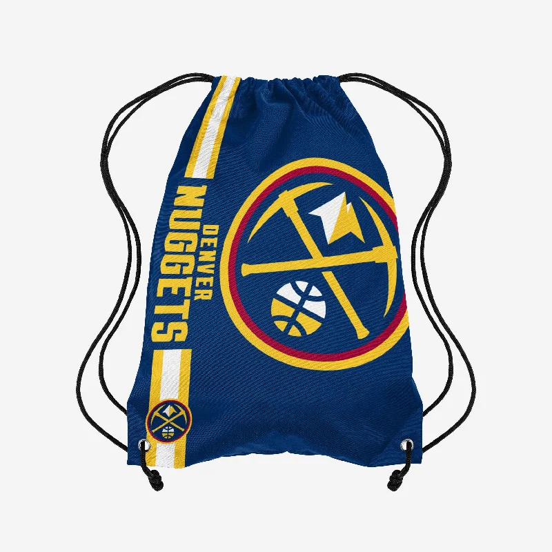 Denver Nuggets Big Logo Drawstring Backpack Best Handbag Sale Of The Season