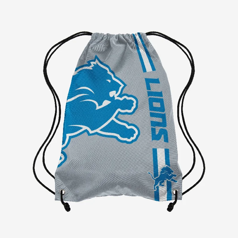 Detroit Lions Gray Alternate Color Big Logo Drawstring Backpack Affordable Luxury With Top-Quality Handbags Detroit Lions Gray Alternate Color Big Logo Drawstring Backpack Affordable Luxury With Top-Quality Handbags