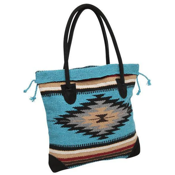 Turquoise Monterrey Tote Bag